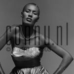 05-06-1978 Grace Jones at studio in Amsterdam, Juni 05, 1978.  

[keywords]Posed, Half Length, Eyecontact[/keywords]